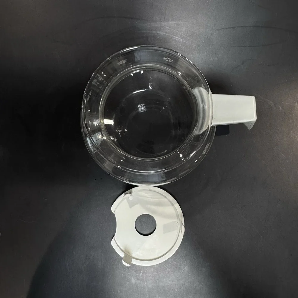 Mr Coffee Glass Coffee Caraffe Gray Plastic Handle‎ w Lid 10 cups Replacement